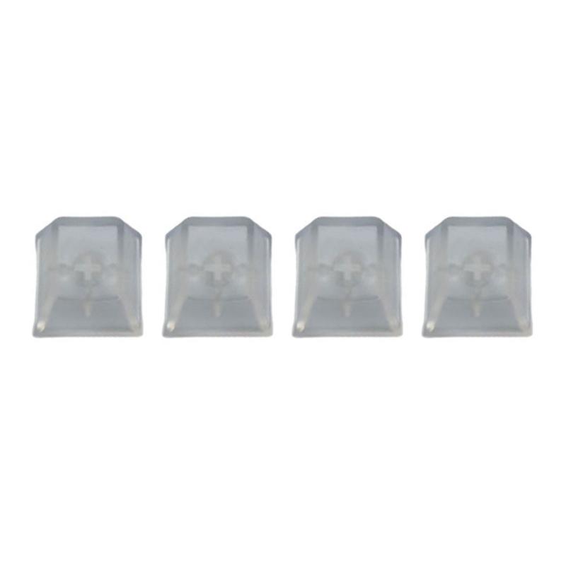 4Pcs Transparent PC Keycaps Replacement Profile for MX Switches Mechanical Keyboard Backlit Keyboard Covers Accessories