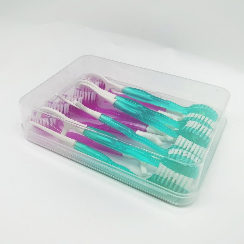 5-In-1 Travel Toothbrush Set Disposable Toothbrushes Portable for Teeth