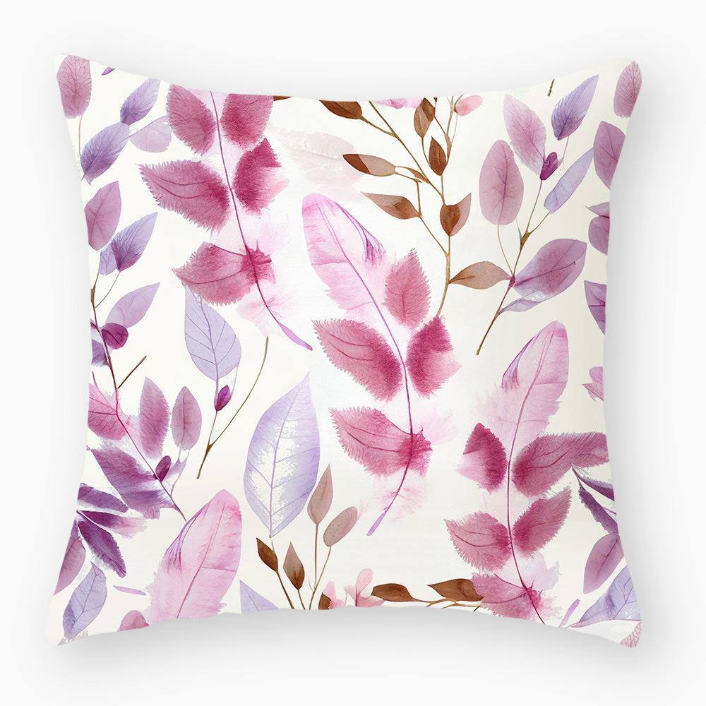 New Floral Series Pillowcases, Simple Sofa Decorative Pillows, Car Seat Cushions