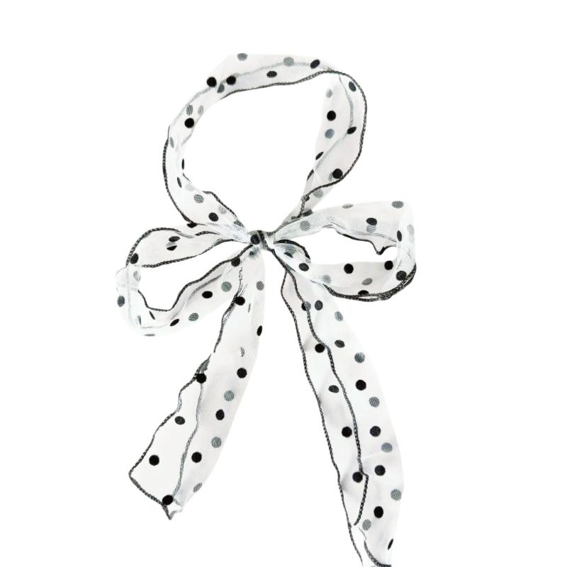 

Eye-catching Scarf for Women Mesh Hair Accessory Bag Accent for Proms Choker Balletcore Nightclub Neck Jewelry чёрный