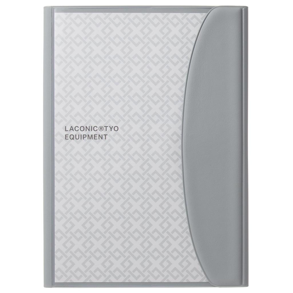 Laconic Planner 2025 March Start A5 Monthly Flap Pocket Gray LMLM08-240GY