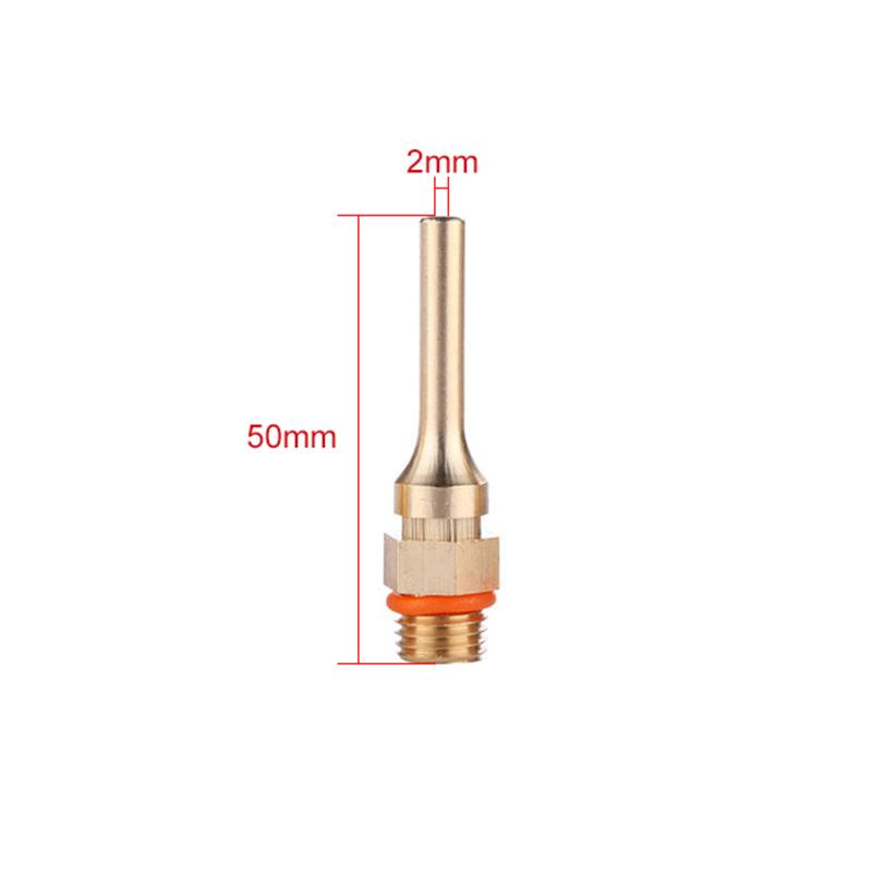 Hot Melt Glue Gun Nozzle Pure Copper Long Short Large Small-bore Diameter 2.0x100mm 2.0x70mm 3.0x50mm 2.0x50mm Glue Gun Mouth