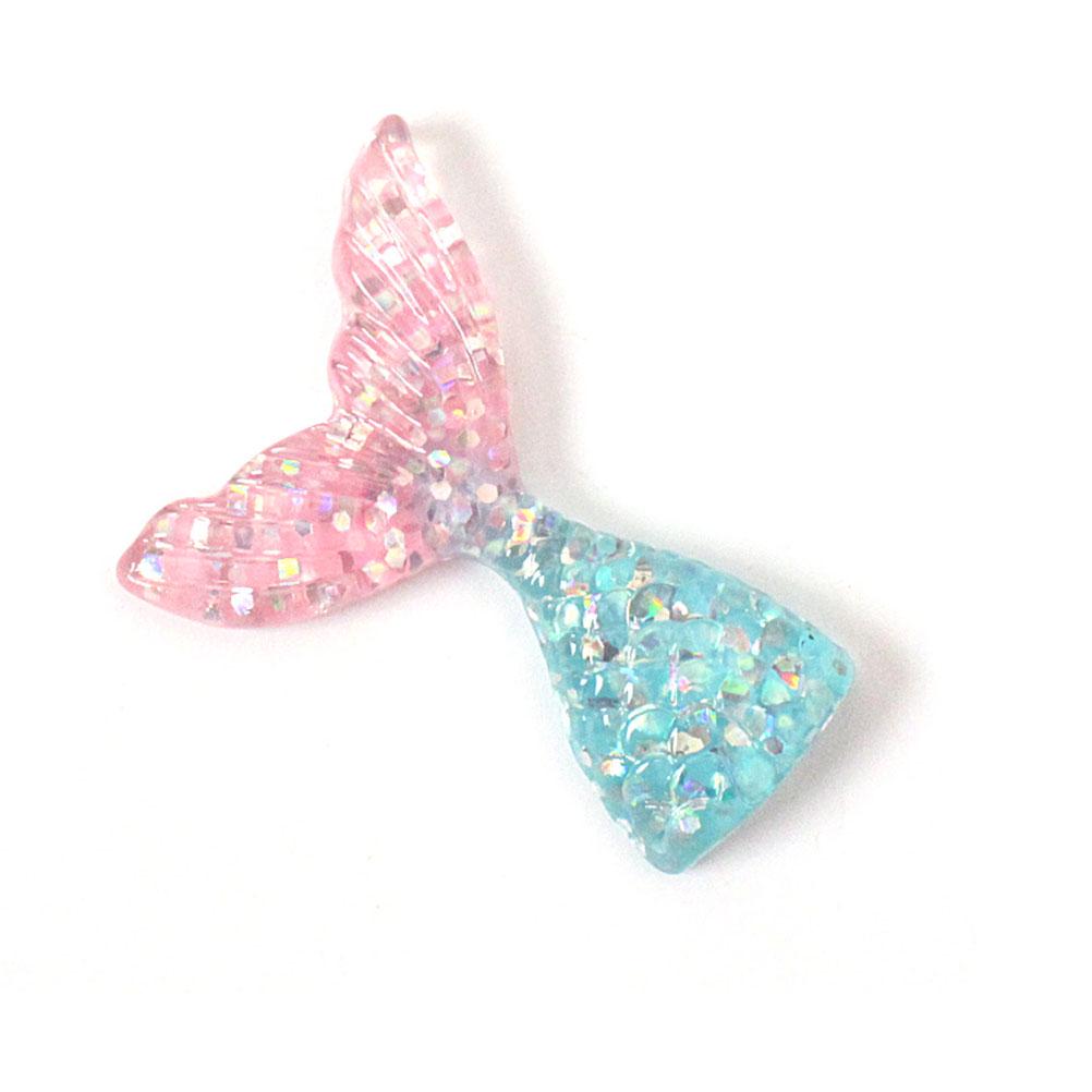 

10Pcs Mermaid Fish Tail Fridge Magnet Stickers Eco Friendly Resin Cartoon Decals Sensory Input Language Development