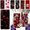 Phone Case For Samsung A56 A36 A26 A24 A16 A14 A12 A32 A50 A70 A20E A22 A40 A34 A54 A42 A52 5G A04s A06 Cover Red Cherry