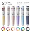 6Pcs/Set Multi-Function Colored Pens 60 Colors Multicolor Pens  for Painting Study Marking