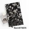 Elegant Floral Printed Imitation Cashmere Shawl Scarf