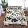 Botanical Herbarium Duvet Set King Queen Double Full Twin Single Size Duvet Cover Pillow Case Bed Linen Set