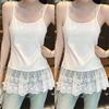 95% Cotton Lace Trim Camisole Vest - Women's Spring/Summer 2026 New Arrival, Plus Size, Slim Fit, Layering Inner Top