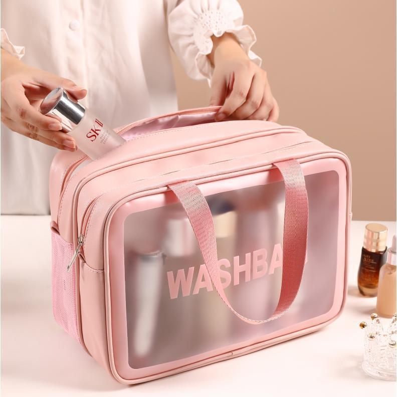 2024 Women's Waterproof Travel Toiletry Bag - Portable and Versatile for Cosmetics and Bath Essentials