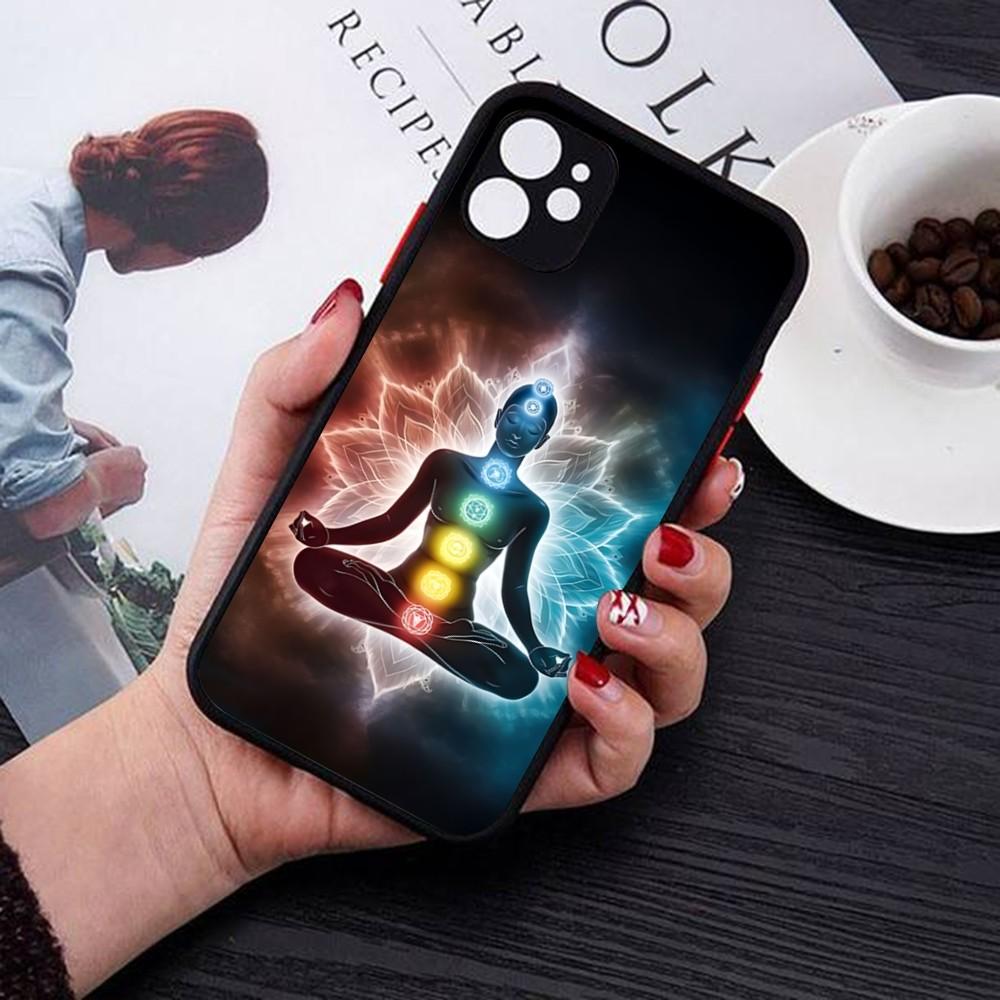 The Yoga Phone Case For IPhone 14 11 12 13 Mini Pro Max 8 7 Plus X XR XS MAX Translucent Matte Cover