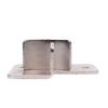 Round Lock Set with Enclosed Connection, Copper Body, Shrouded Mounting Hasp, and 2 Matching Keys for Garage Door and Toolbox Access