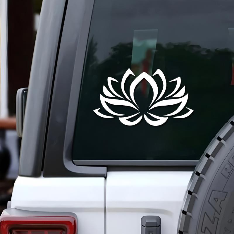 Blessing Lotus Blooming Decals & Bumper Creative&funny Stickers for Cartoon Fans&lover,high Quality for Car Trucks Motorcycles