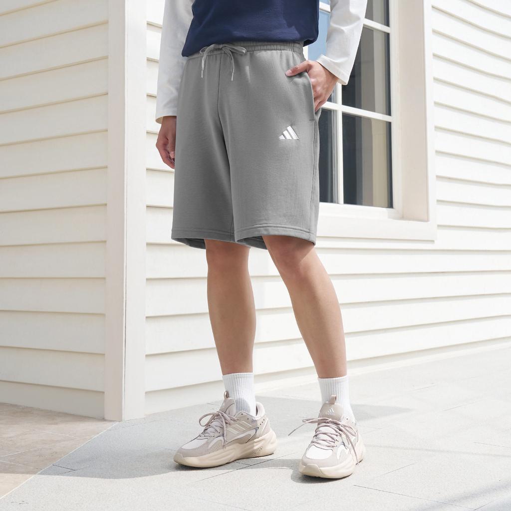 Adidas Essentials Solid Color Lace-Up Comfortable Casual Shorts Men shorts IB7050
