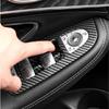 ABS Car Window Glass Lift Button Frame Trim Cover Stickers For Mercedes Benz C GLC Class W205 X253  Auto Interior Accessories