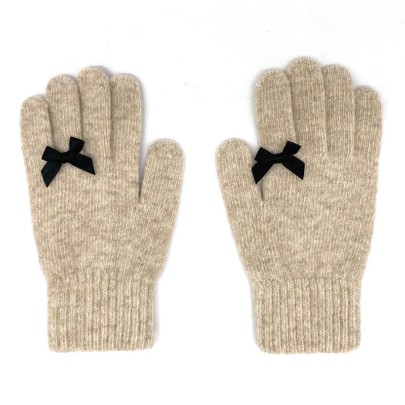 OTHER-worldly Ribbon Wool Gloves