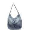 Denim Bag Casual Women's Bag Large-capacity Retro Tote Bag Soft Bag Fashionable Single-shoulder Crossbody Bag