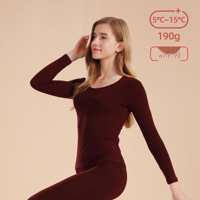 Damen Herbst & Winter Reines Baumwoll-Mittelhoher Kragen Thermoset: 2025 Neuer Stil Basisschicht