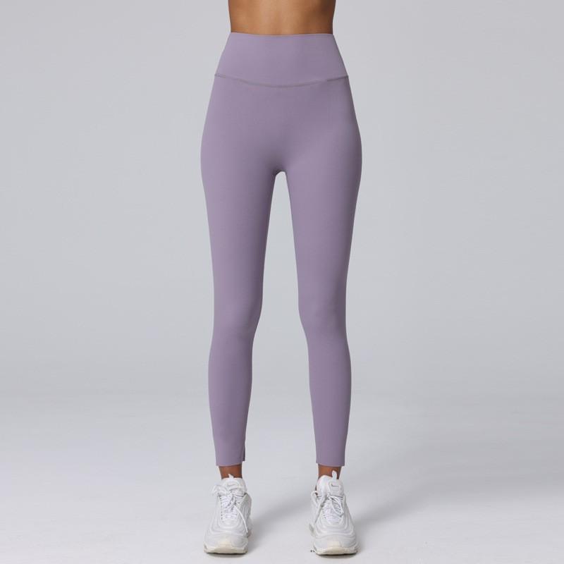 High-Waisted Seamless Yoga Leggings Women 4-Way Stretch Tummy Control Workout Pants With Breathable Nylon Spandex