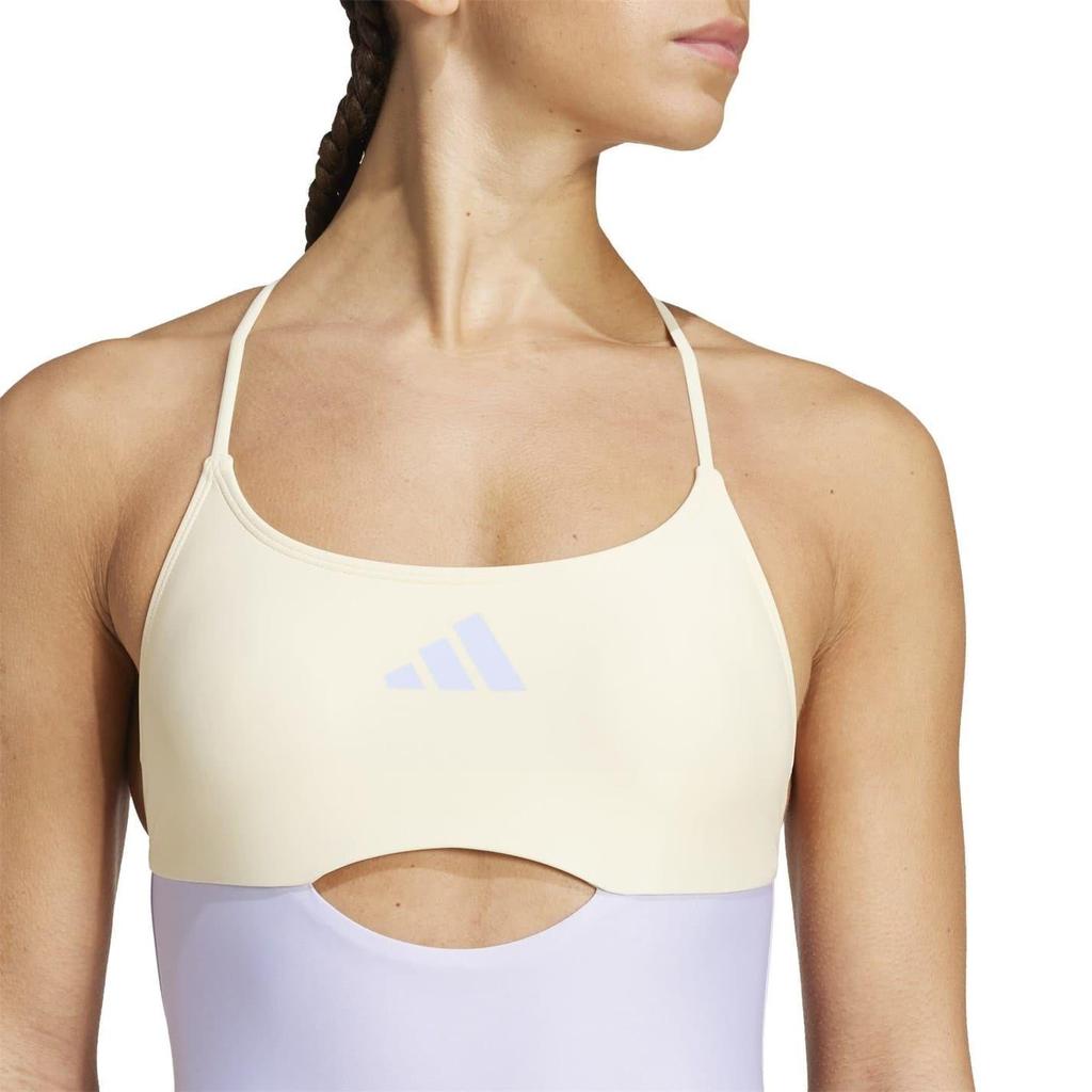 Adidas Womens/Ladies Colour Block X Back One Piece Swimsuit