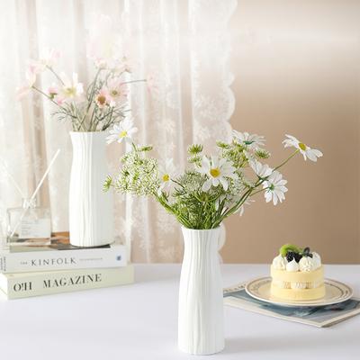 Nordic Plastic Flower Vase Hydroponic Pot Vase Decoration Home Desk Decorative Vases For Flowers Decoration