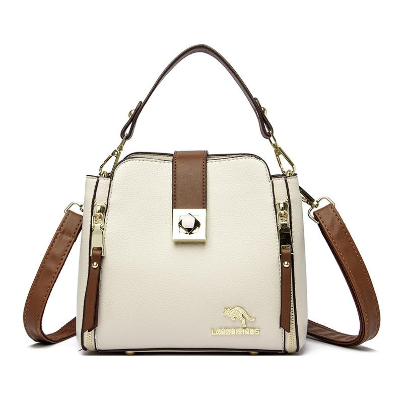 Elegant Temperament  Fashionable  Multifunctional  Large Capacity Korean Style Fashion Shoulder Bag Crossbody Bag Handheld Mother Bag