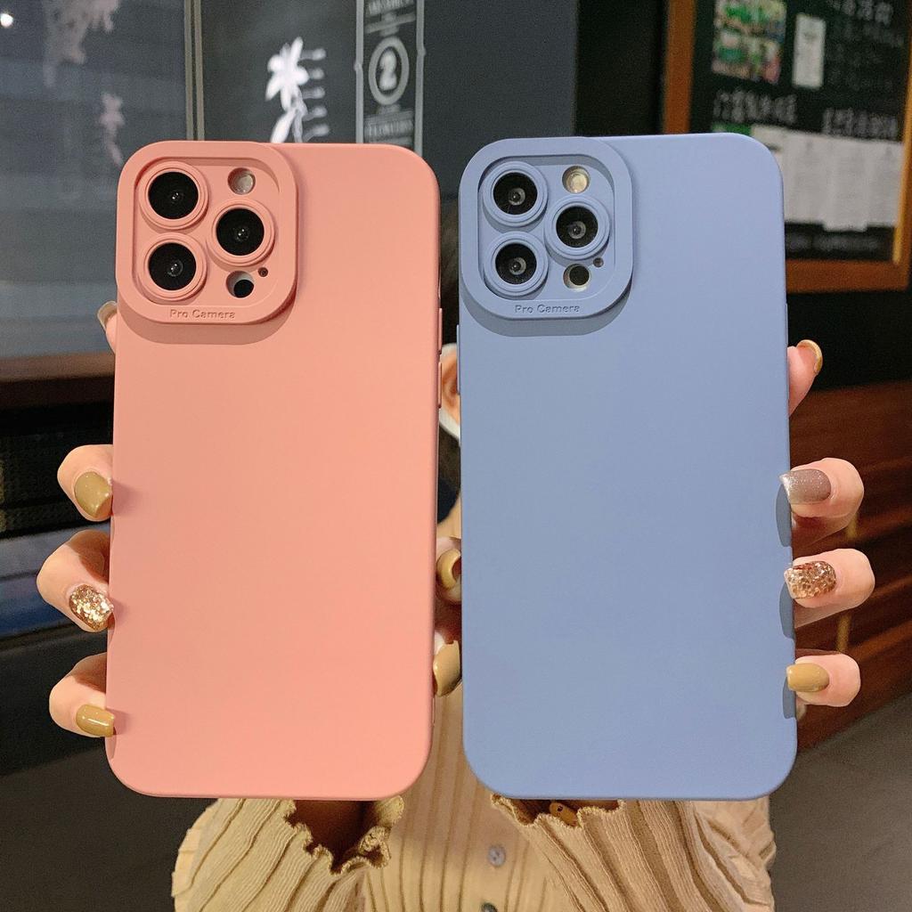 Camera Protection Silicone Phone Case For iPhone 13 Pro Max 11 12 14 Pro Max 16 Pro Max 15 Pro Max Soft Shockproof Matte Cover