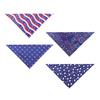Dog Cats Neckerchief Collar Scarf Saliva Towel Pet Julycostume Accessories Dog Bandanas Soft Triangular Bibs