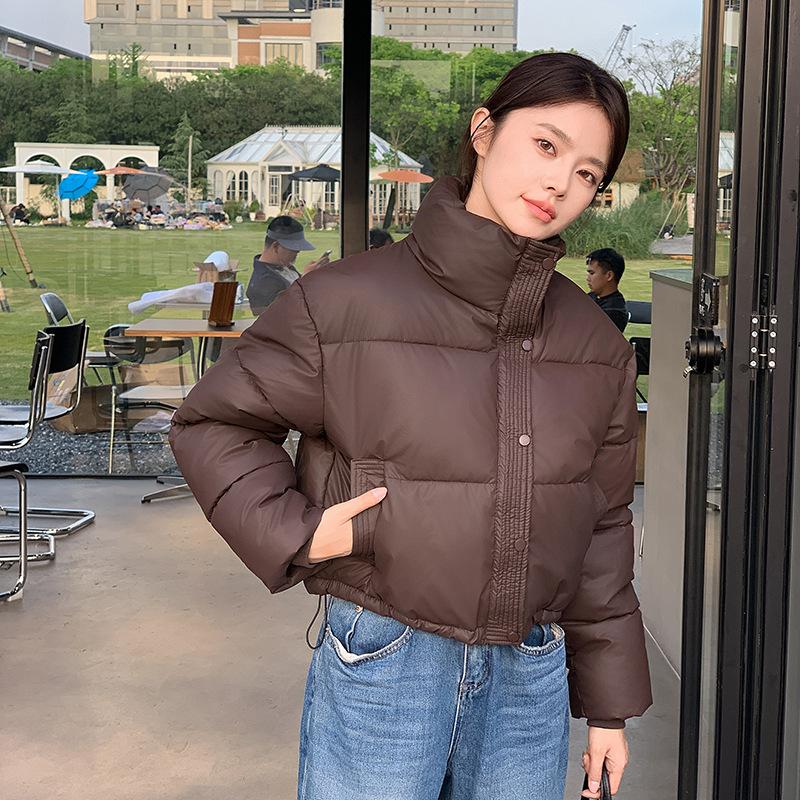 Down Cotton Jacket Women's Short 2025 Winter New Thickened Korean Version Loose Bread Jacket Kendoo Jacket