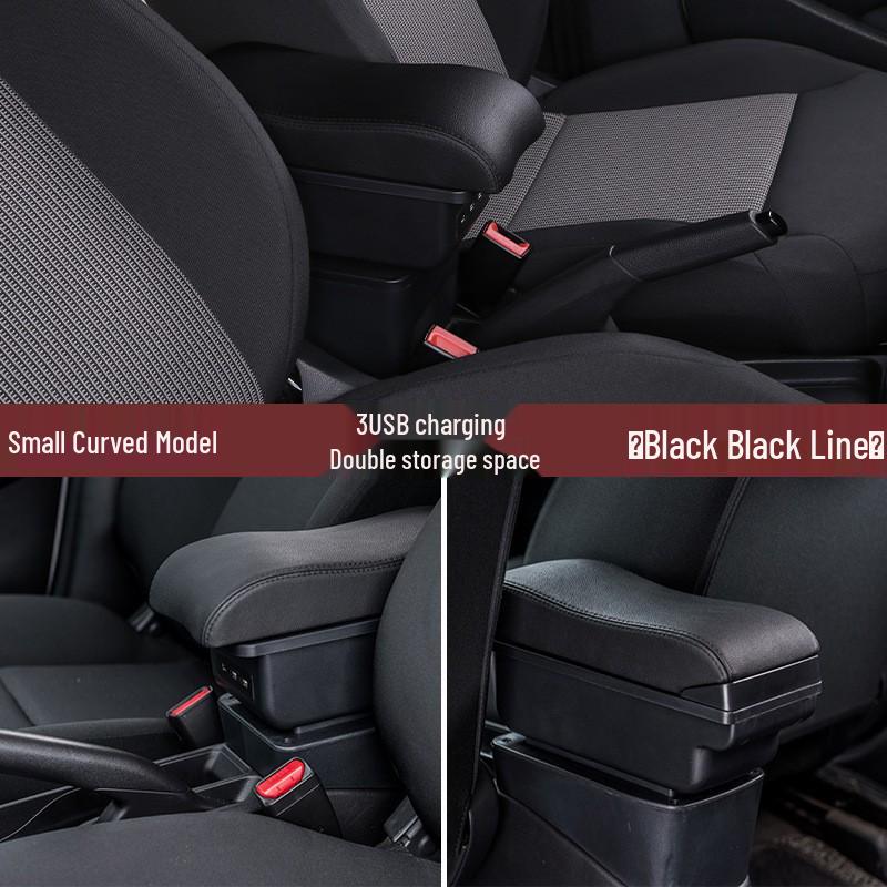 Fits 2014-20 Honda Fit: Third Gen Sporty GK5 Center Armrest Box