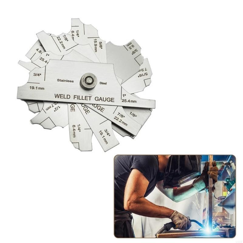   Essential Welding Inspection Gauge Measurement Tool 7pcs/Set for Fillet Welds Measurements Engineers Manufacturing Use