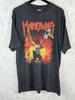 Jaren 90 Manowar Agony & Ecstasy 1994 95 Wereldtour Heavy Metal Band T-shirt Verbleekt XL Unisex T-shirt