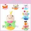 Cute Cartoon Animal Hand Bell Round Hand Bell Baby Infant Grab Sound Plush Toy