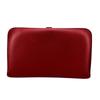 HERMES Bifold Wallet Taurillon Clemence Dogon GM Purse Red Taurillon Clemence Used