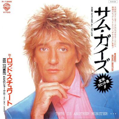 7inch Record ROD STEWART  Some Guys Have All The Luck P1888 WARNER BROS 1984 Japan Rock Used