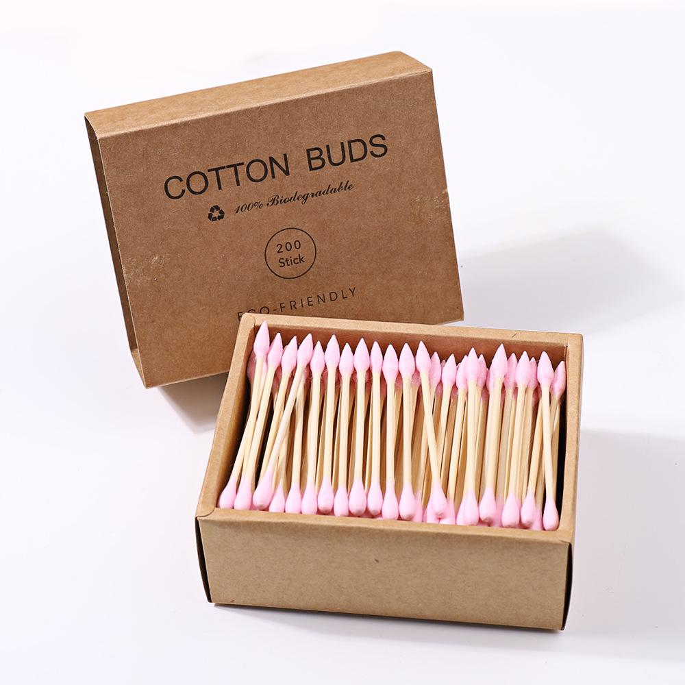 Drawer-style Double-Ended Cotton Swabs: Crafted from premium, eco-friendly cotton, these disposable swabs offer natural cleanliness.