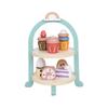 Customized Simulation Play House Tea Set Dessert Set, Kindergarten Playground Role-Playing Early Education Wooden