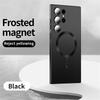 For Magsafe Magnetic Wireless Charging Matte Phone Cases For Samsung S25 S24 S22 S23 Ultra S24 S25 Plus Shockproof Cover Case