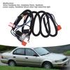 H4 Headlight Relay Harness Plug and Play H6054 7x6 LED Headlights Wiring Harness Kit for Tacoma 1988‑1995