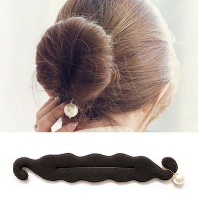 Disco para el Cabello Donut para Moño de Cabello Esponja de Espuma Clip Rizador Trenzador Peinado Twist Maker Mujeres