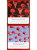 Outdoor-Hochzeit Doppeltes Glück Laternenflagge – Hofdekoration mit ausgestanztem Zugblumen-Design