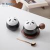 Mr. Nanshan Panda Ceramic Tea Infuser Couple Mug Set