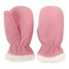 Solid Color Gloves Warm Full Finger Mitten Simple Winter Outdoor Gloves Fuzzy Plush Gloves for Boys Girls Multi Size