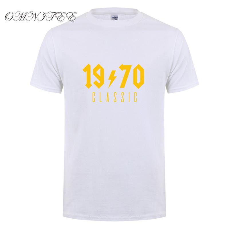 Omnitee Fashion 1970 Classic T Shirts Unisex Cotton Summer Funny Short Sleeve Birthday Gift T Shirt Tops Tee Unisexs Tshirt Oz190