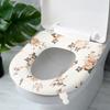 Cuscino per Sedile WC Stampato Impermeabile Universale per Tutto l'Anno Domestico EVA Schiuma di Silicone Coprisedile WC