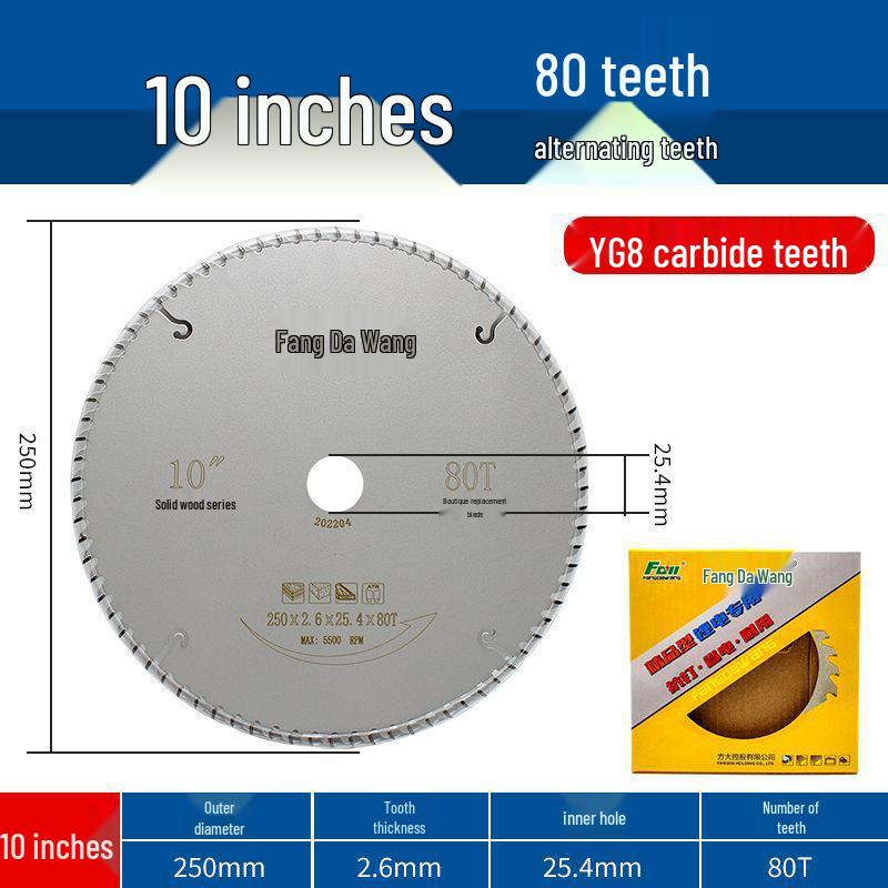 Woodworking YG8 Alloy Circular Saw Blades: 4-inch, 7-inch, and 10-inch for Portable Cutting Machines