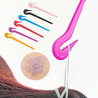 Yousheng 10Pcs Hair Pulling Hook Ponytail Rubber Band Removal Tool Hair Elastic Band Remover Portable Hair Accessory Cutter
