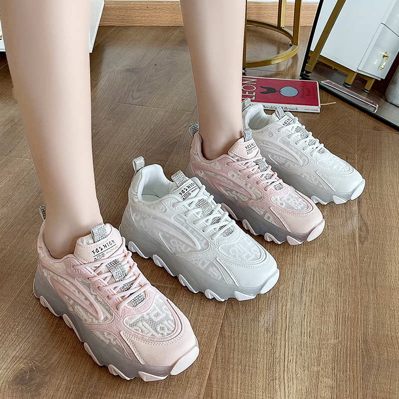 Fashion Without Heels Outdoor Summer Sports Shoes Women Vulcanize Sneakers Woman Luxury Sneakers Ladies Moccasins Zapatiilas
