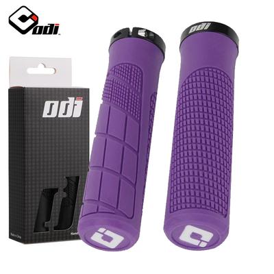Durable And Safe Odi Bicycle Handlebar Grips Mountain Mtb Rubber Bike Grip Non-Slip Cuffs Shock Absorption Bike Handle Lock-On Cover Cycling Part
