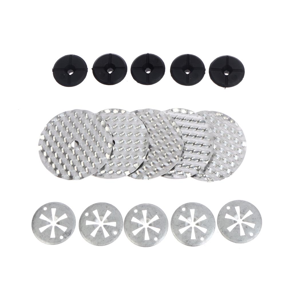 10/15 Stück Hitzeschutzplatte Für Autozubehör Hitzeschild Reparaturset Unterlegscheibenbefestigung Reparaturkit
