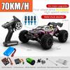 New Rc Car Off Road 4x4 High Speed 75KM/H Remote Control Car with LED Headlight Brushless 4WD 1/16 Monster Truck Toys for Boys Gift